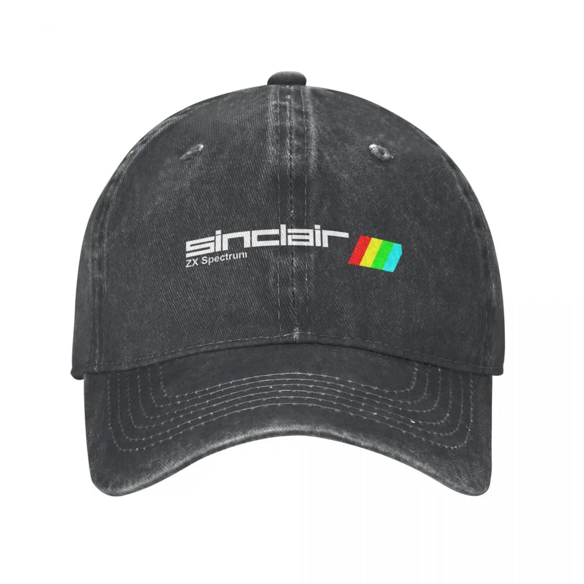 Sinclair ZXS Baseball Cap Spectrum Logo Outdoor Sports Sun-Proof Washed Trucker Hat Female Male y2k Funny Snapback Cap