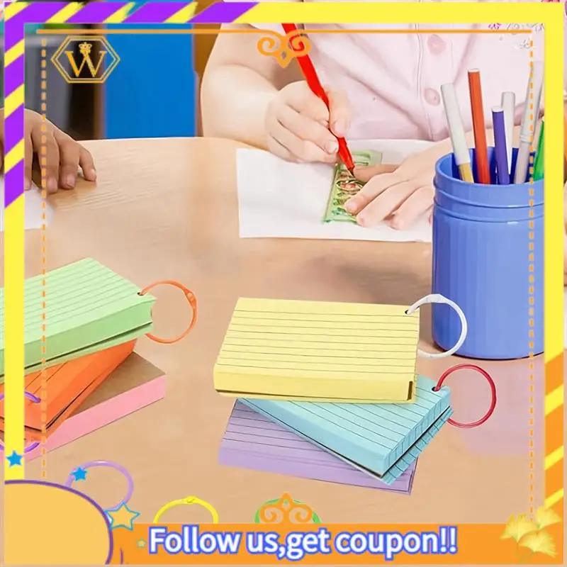 A01K-Key Rings Binder Rings For Index Cards Notebook, Keychain Key Rings Binder Rings For Office School Home, Loose Leaf Binder