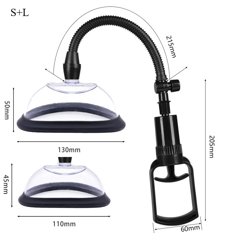 Breast & Buttocks Enhancement Pump Lifting Vacuum Suction Cupping Therapy Device Pump Stimulate Butt Enhance Cupping Cups