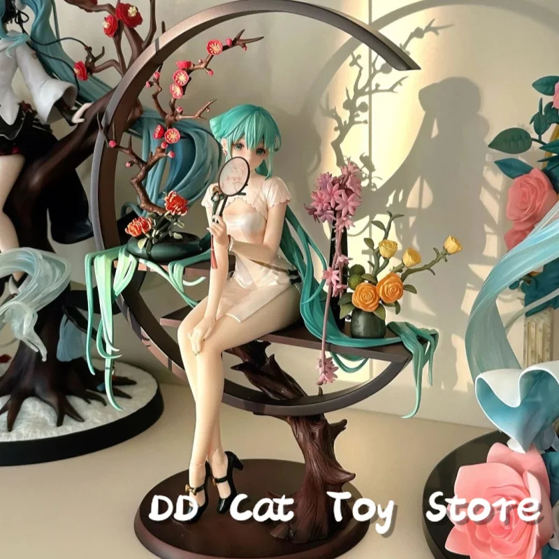

Hatsune Miku 25cm In Cheongsam 1/7 Beautiful Lady Figure Model Statue Collectible Desktop Decor Ornament Toys Birthday Gifts