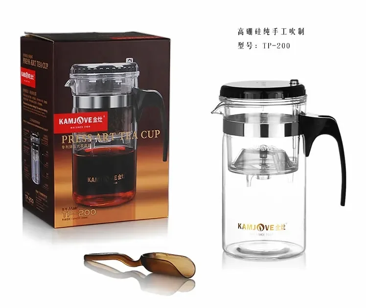 

Art Tea Cup * Mug & Tea Pot 1000ml glass tea pot Heat Resistant Glass Kungfu Teapot Piao Yi