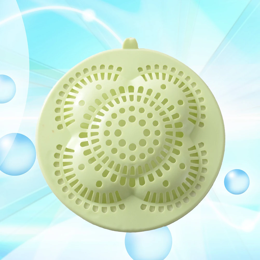 

Floor Drain Cover Sink Filter Anti Clogging Hair Catcher Circular Silicone Residue Prevent Clogs Wear Resistant