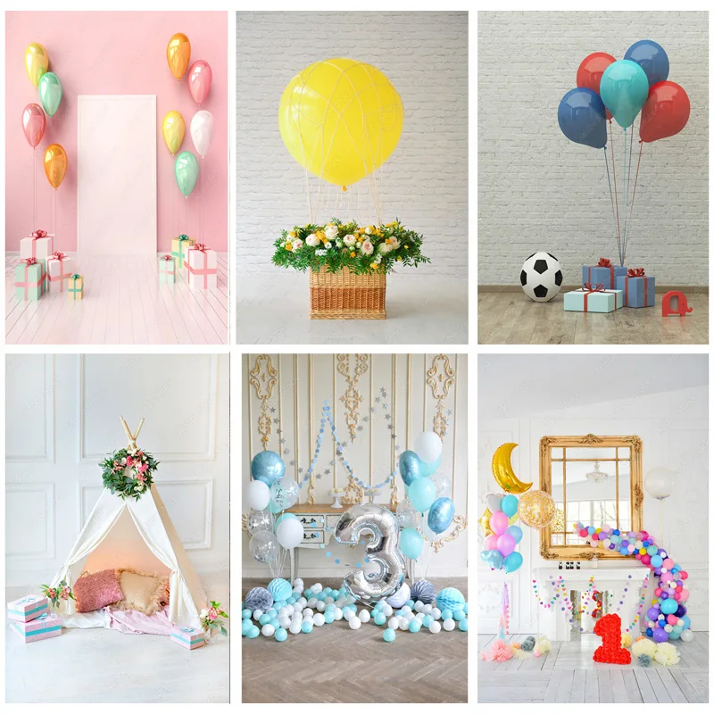 Children Cartoon Birthday Photography Backdrops Baby Newborn Portrait Photo Background Studio Props 21126 ETSR-05