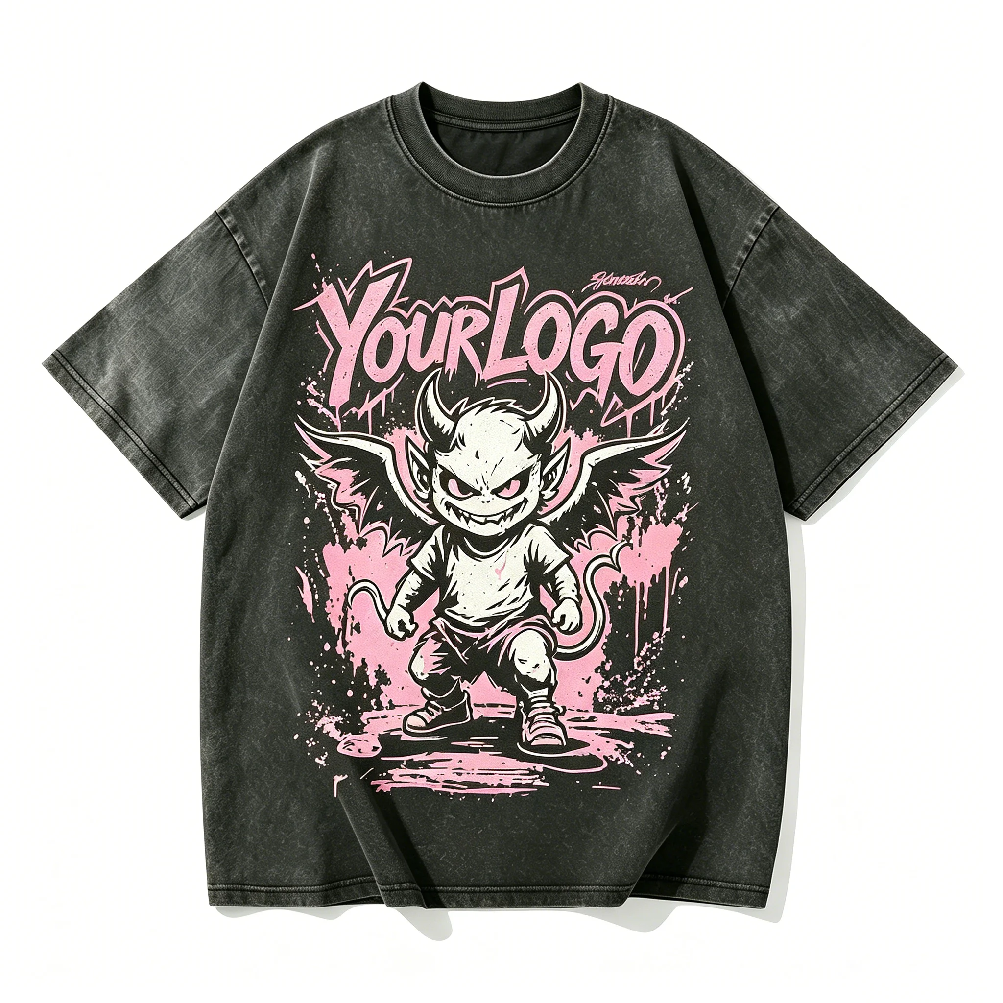 

Custom Printed T-Shirt Design Your Own Front Graphic Cotton Dropshipping Service