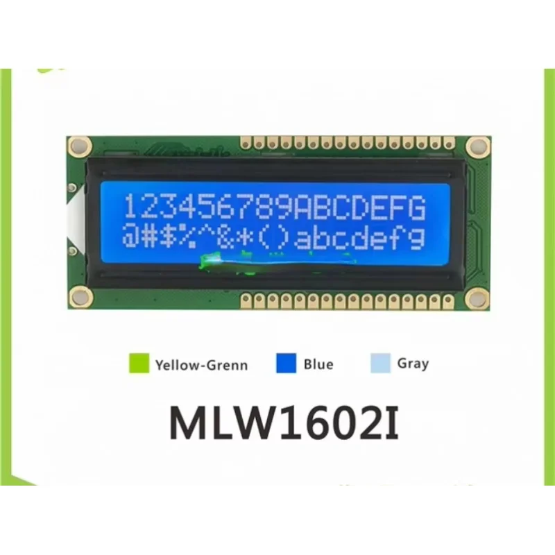 Lcd 16x2 módulo de exibição de cristal líquido 1602 módulo interface de fileira dupla opcional 5v porta paralela 1602i