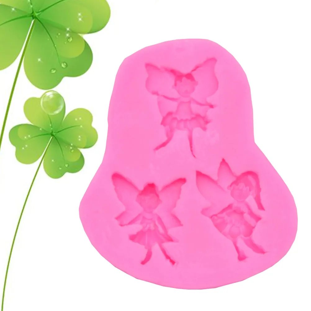 Silicone Elf Angel Mold Premium Non-Toxic Odorless Baking Tool for Fondant Cakes Chocolate Candy Ice Cubes Jelly Crafts Party
