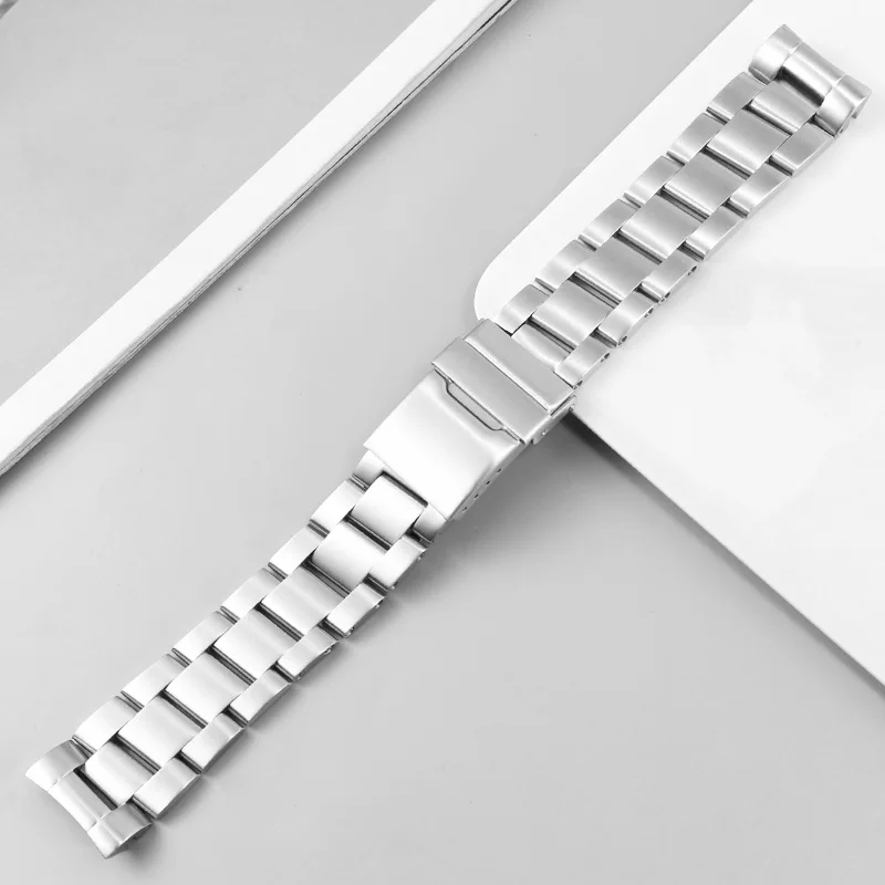 Stainless Steel Watch Strap Substitute Avengers Super Ocean Culture Challenger Series Men's Arc Interface Watch Chain 22mm