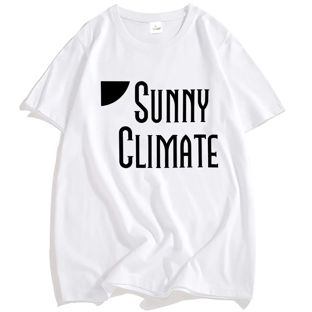 Camisetas Sunny Climate, camiseta de Alice in Borderland temporada 3, camiseta holgada de algodón de manga corta, camisetas informales de moda para hombres