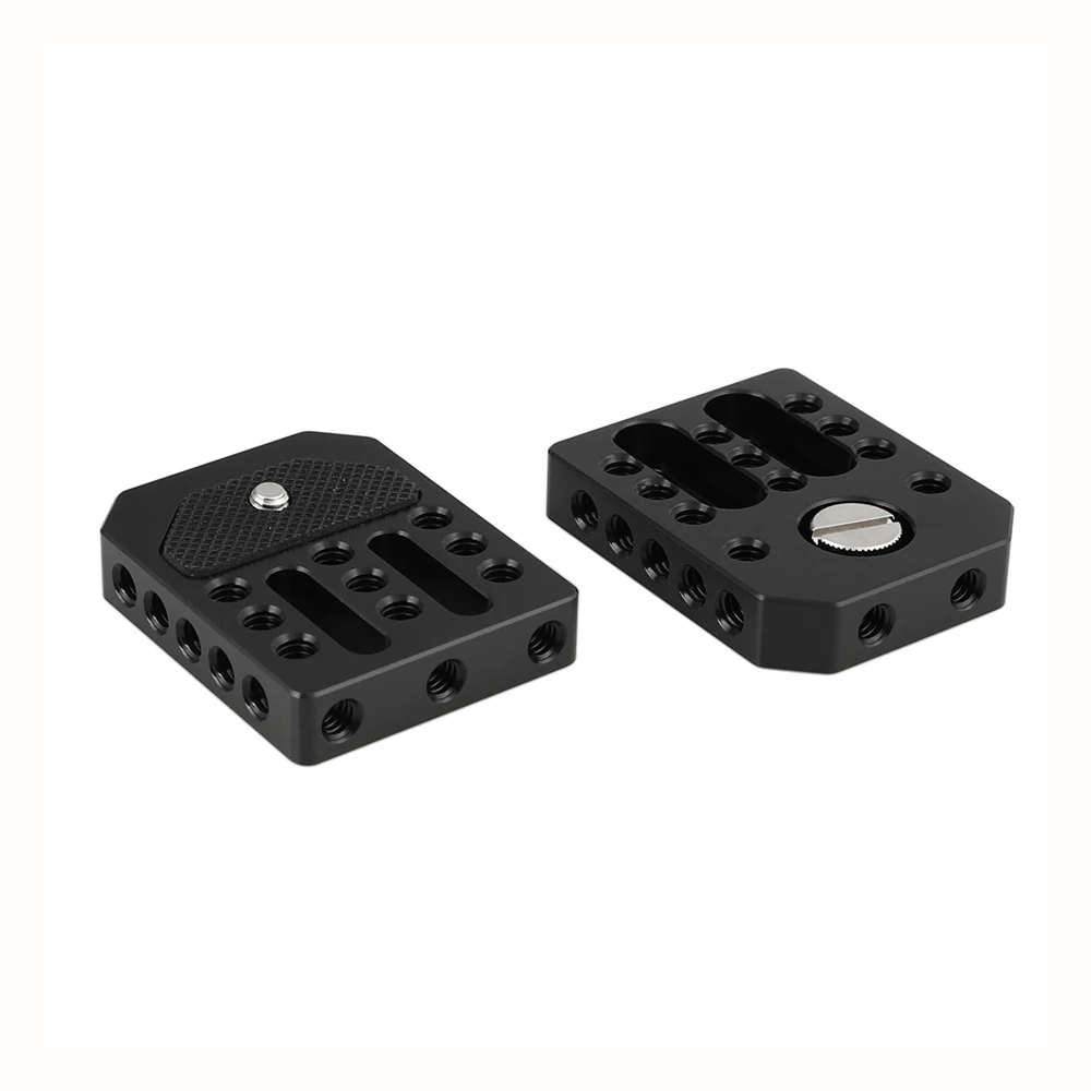 

SZRIG Universal Base Plate Cheese Plate With 1/4" Threads For Director's Monitor Cage Kit (2 Pieces)