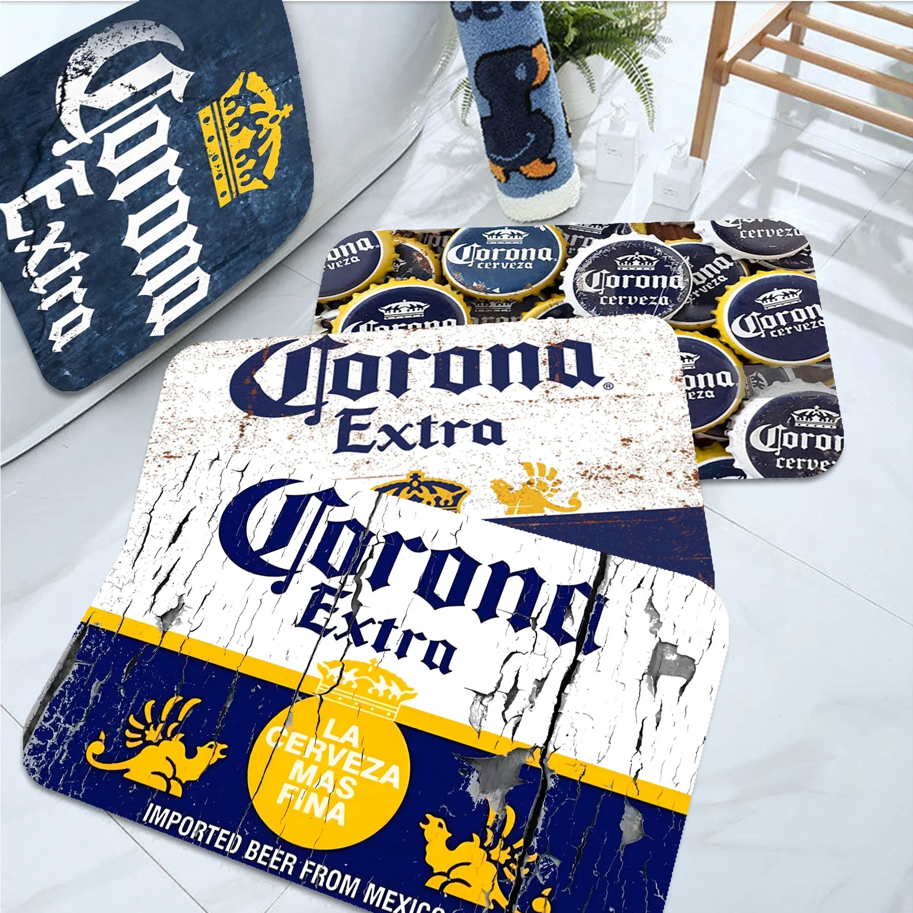 Corona Extra Beer Floor Mat Bath Mat Nordic Style Home Doormat Bathroom-Toilet Mats Bedroom Welcome Doormat