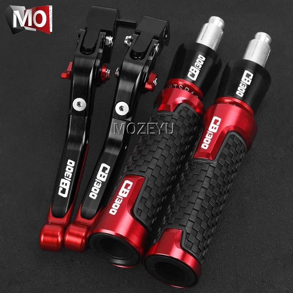 For honda CB1300 ABS CB 1300 2010 2009 2008 2007 2006 2005 2004 2003 Motorcycle Brake Clutch Levers Handlebar grips Handle ends