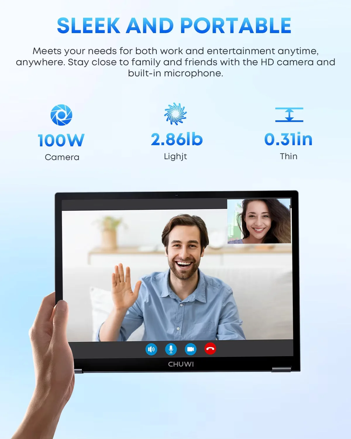 CHUWI FreeBook 2-in-1-Laptop 13,5'' Intel N150 16 GB LPDDR5 RAM 512 GB SSD FHD 2520 x 1680 WiFi 6 BT5.2 Windows 11 Arbeitsnotizbuch