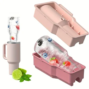 Baki Es Batu Silikon Untuk Cangkir Stanley 40Oz-Pelepasan Mudah, Bebas Bpa & Food Grade, Cocok Untuk Koktail, Wiski & Kopi 10 cetakan cangkir es penjualan terbaik - №