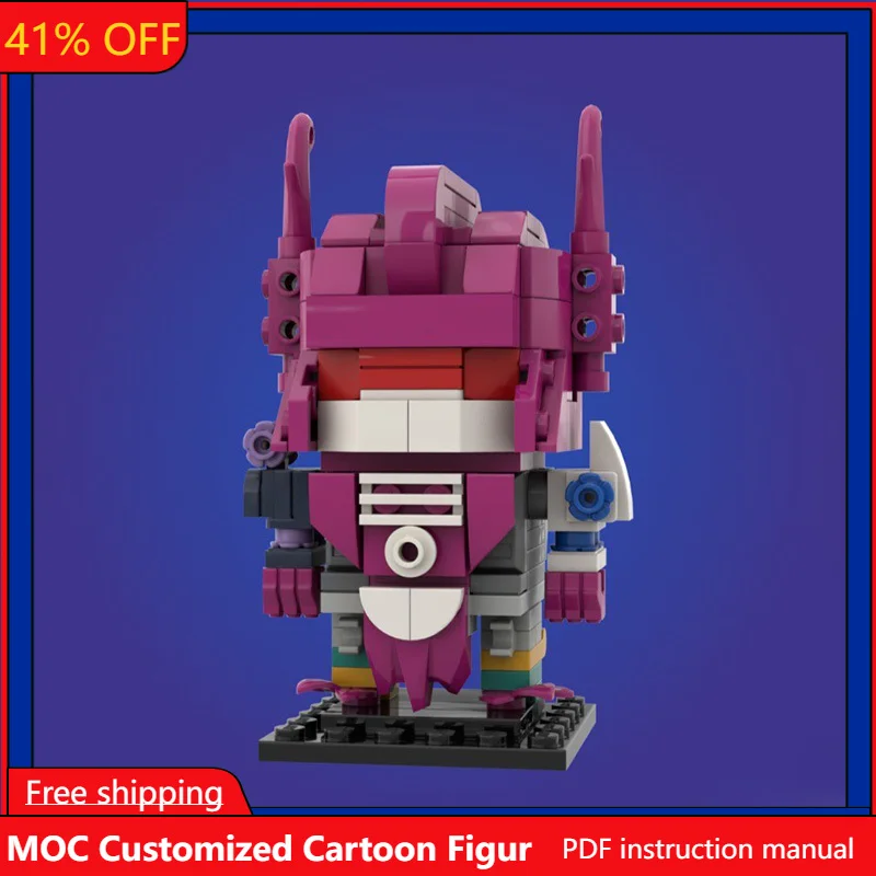 

Набор из 175 деталей: Модульные конструкторы-трансформеры MOC в виде мультяшных кукол-роботов. Простой и популярный DIY-набор для мальчиков. Подарок.