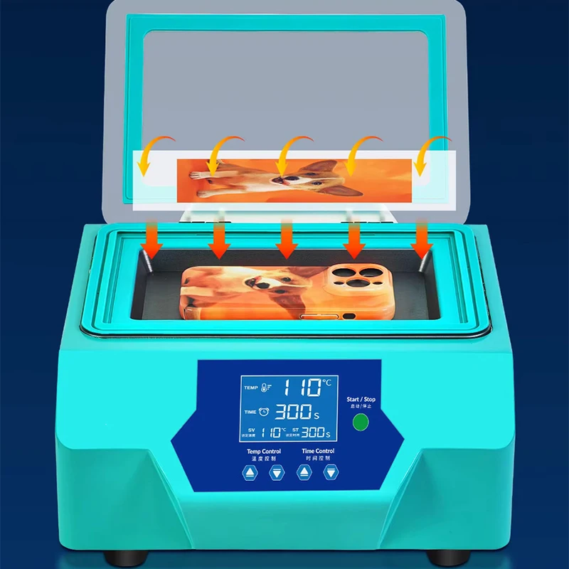 3D Heat Transfer Printer Custom Phone Case Heat Press Machine Smart Precision Temperature Control Visual Transfer Technology