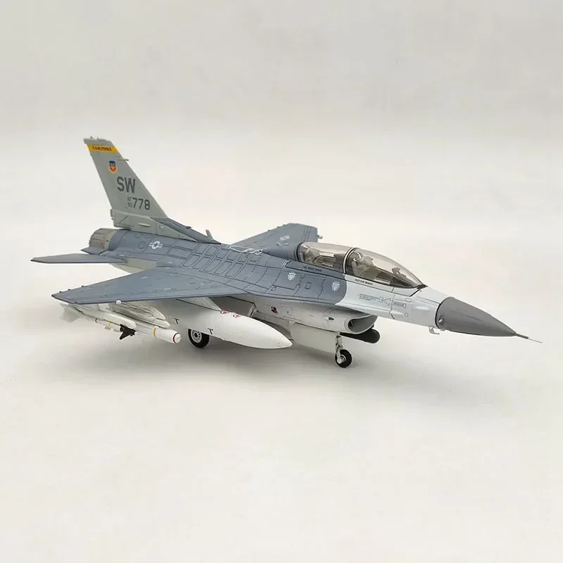 Diecast Metal Alloy For F-16 F16C F16D Falcon  Team US Air Force Model 1/72 Scale Fighter Model Toy For Collection