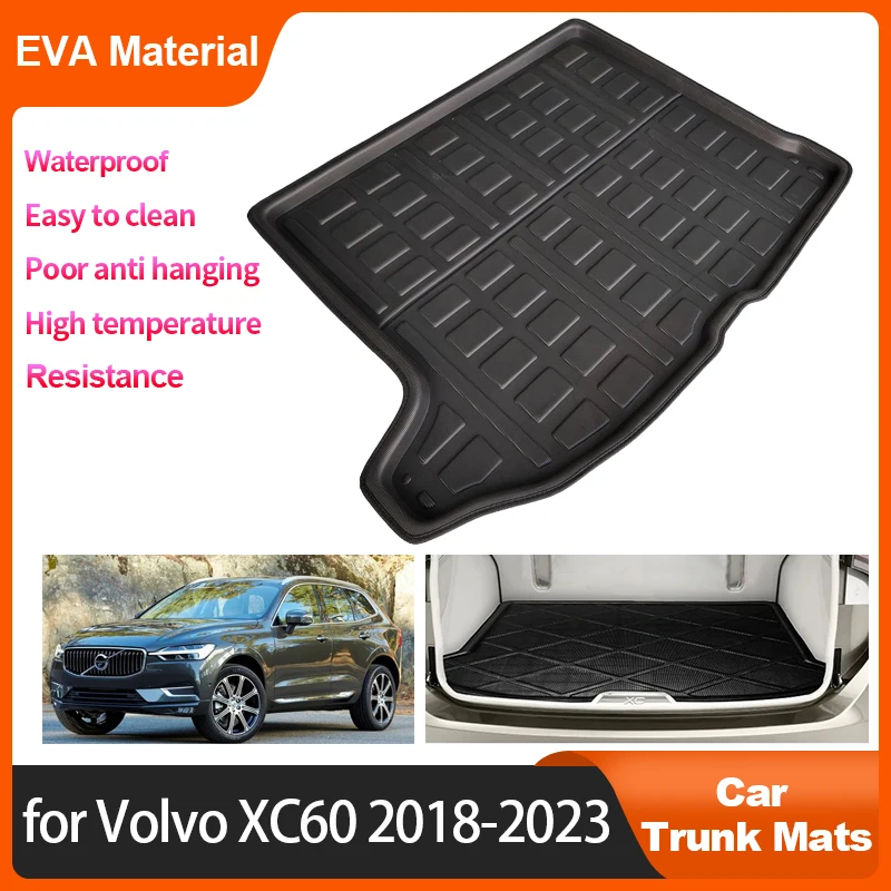 

For Volvo XC60 60 2 2023 2022 2021 2020 2019 2018 MK2 Car Rear Trunk Mat Waterproof Protective Anti-Slip Storage Pad Accessories