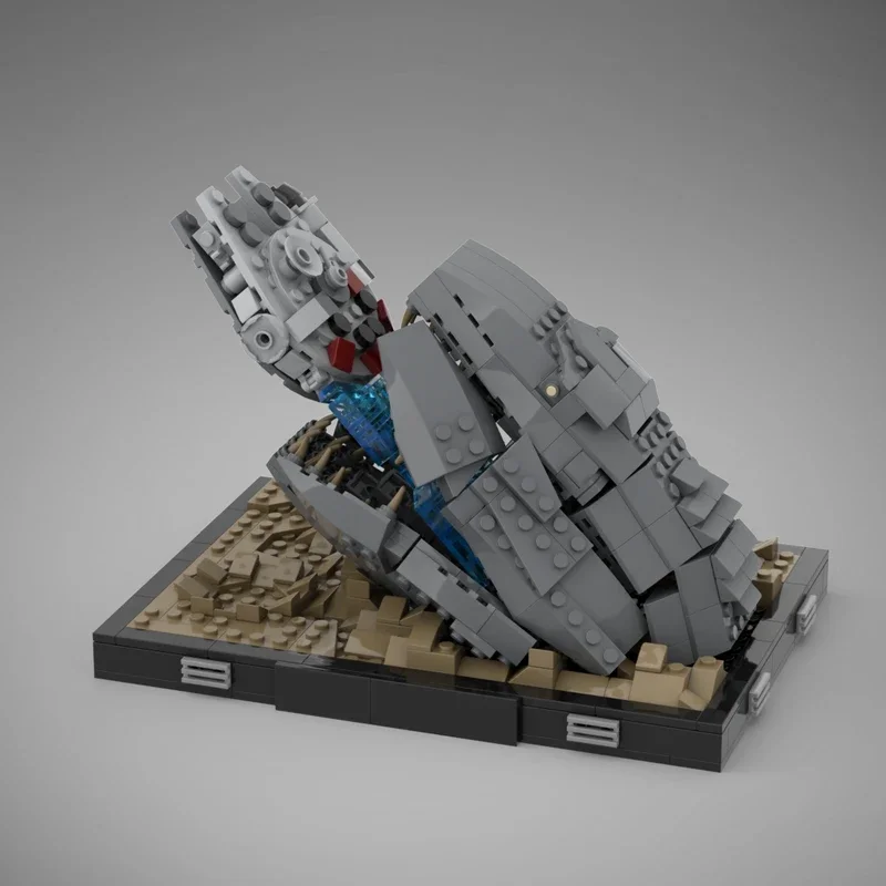 Zestaw klocków konstrukcyjnych MOC z motywem gwiazd, filmowe akcje, klasyczna scena, model statku Solo Millennium, zabawki DIY dla dzieci.