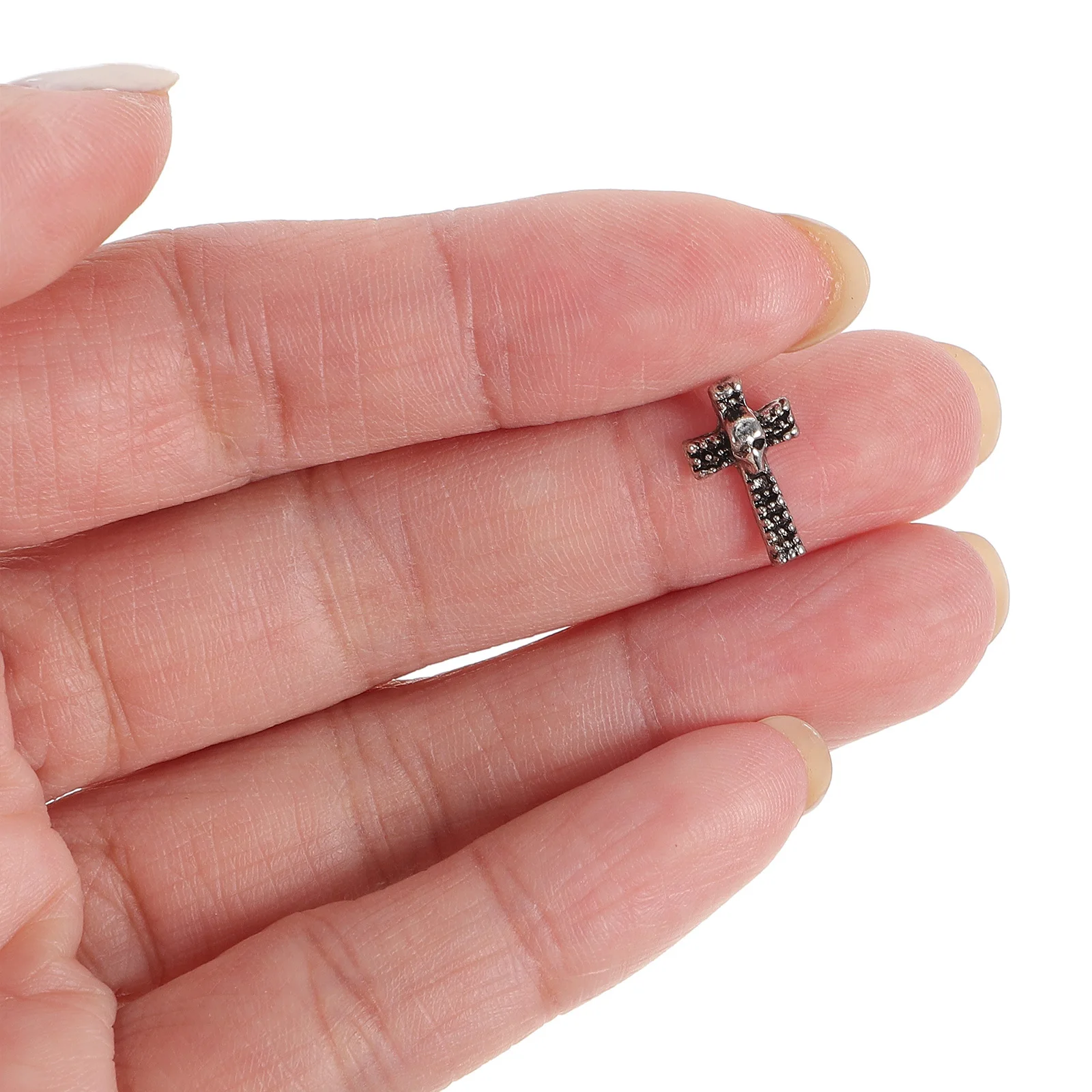 

30Pcs Nail Charms Halloween Skull Cross 3D Nail Art Jewelry Decoration Set Nails Supply Halloween Nails Supply