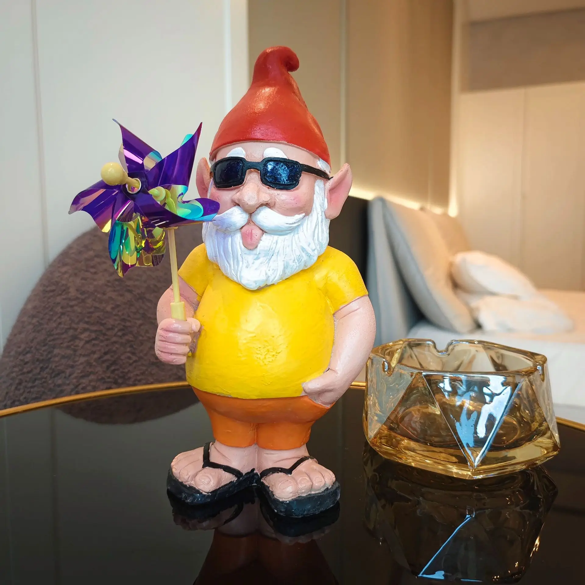

Dwarves Dwarves Windmills Garden Decoration Resin Crafts Statues Outdoor Gardens Home Furnishings Courtyard Crafts Ornaments