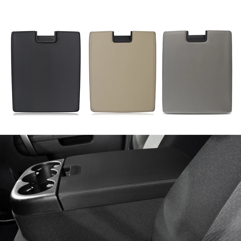 

Car Center Console Arm Rest Lid Auto Central Armrest Box Pad Cover PU Leather With Latch For Chevy Silverado 2007-2013 2086415