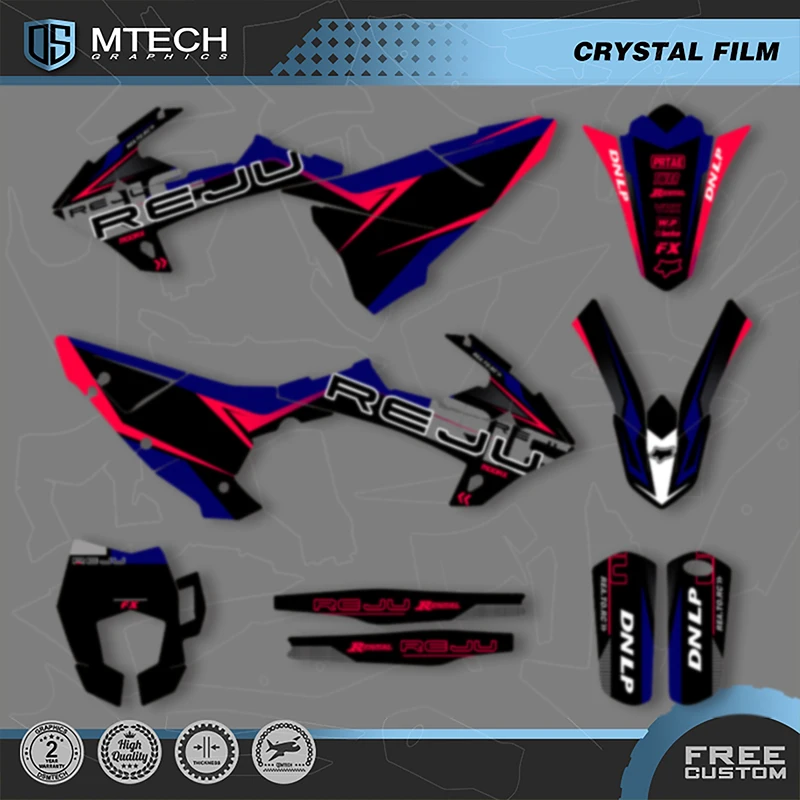 

DSMTECH MOTOR Custom Team Graphics Backgrounds Decals Stickers Kit For GASGAS GAS GAS Rieju 005