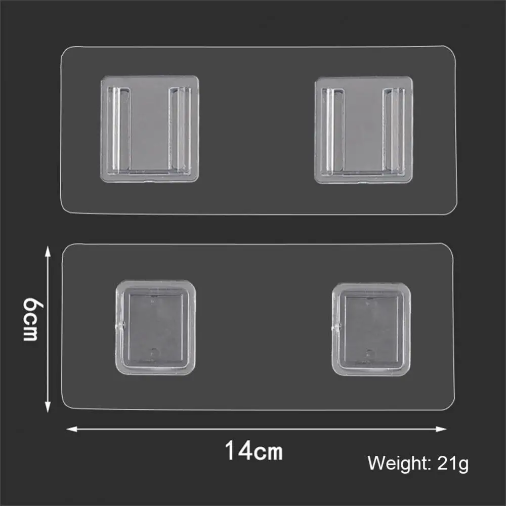 Strong Non-marking Seamless Adhesive Hooks Seam Adhesive Storage Rack Waterproof And Oilproof Wall Mounted Hanging Shelf