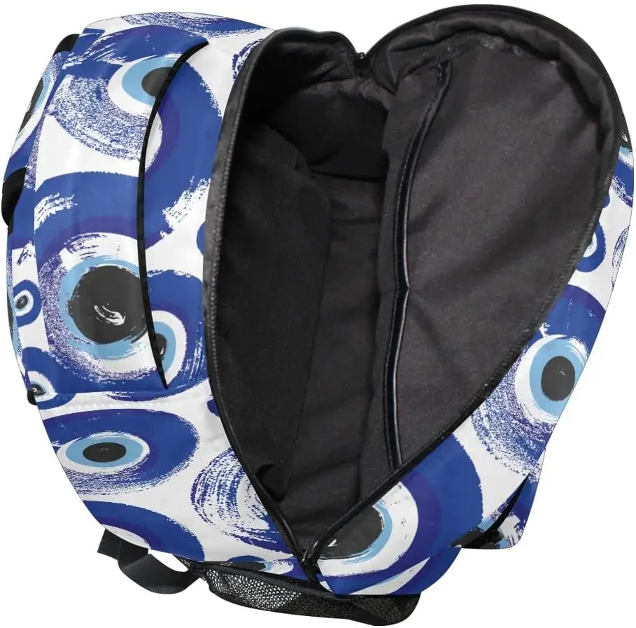 Evil Turkish Eyes Backpack Laptop Bag Daypack Travel Hiking School Backpacks for Men Women Kids Girls Boys