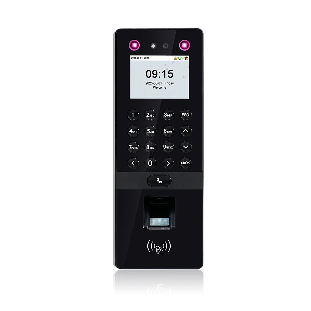 Cheap Price Multiple Authentication Facial Recognition Access Control System for Employee