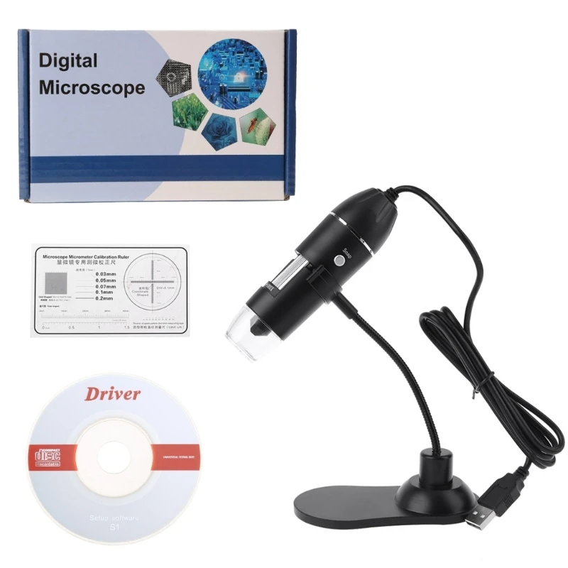 1000X Digital Handheld Microscope Magnification Portable Camera USB Electronic Magnifier for Jewelry Appraisal Research