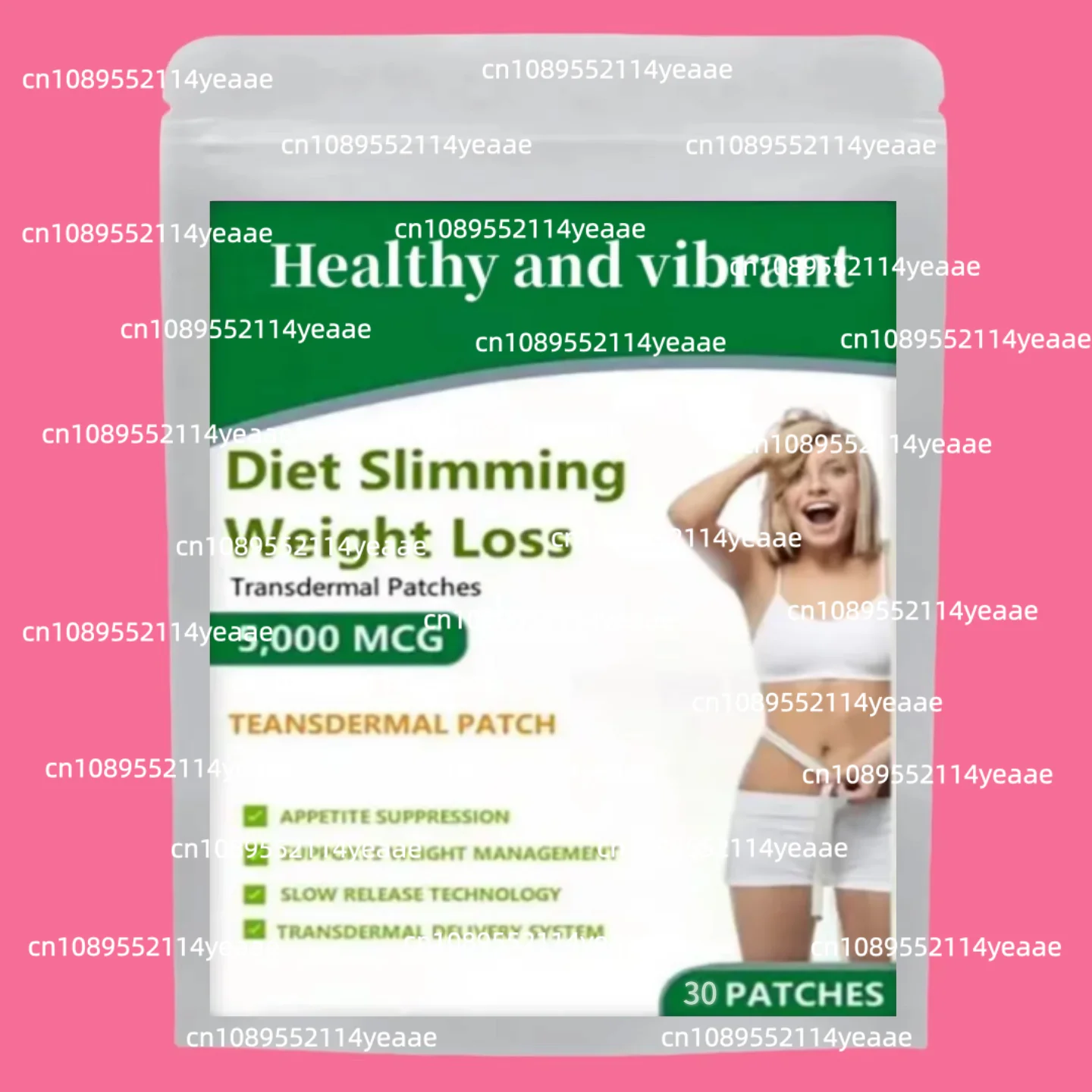 Strongest Legal Appetite Reducer Suppressant, Diet Slimming Weight Loss Transdermal Patches, Made In Usa, 8 Weeks Supply