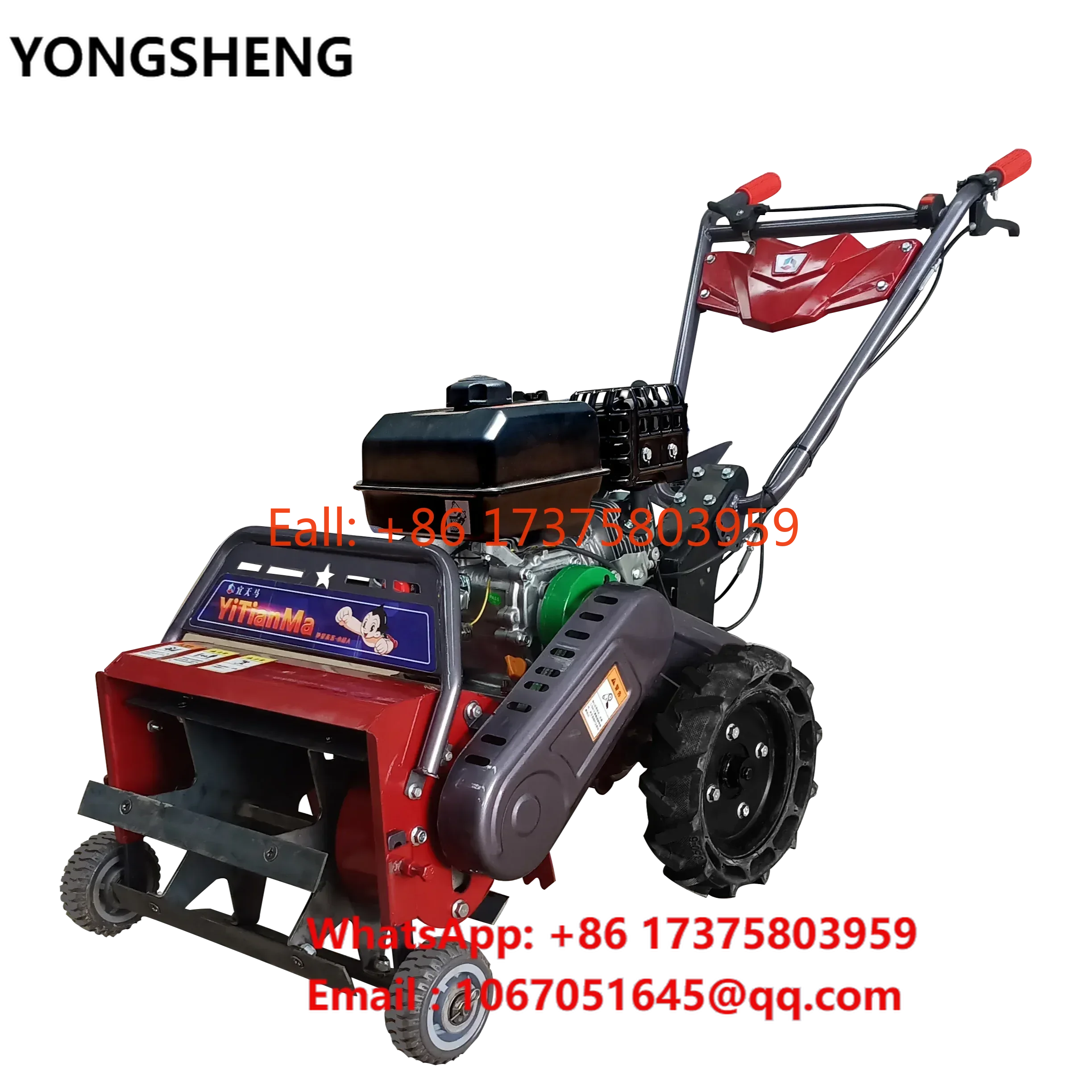 Easy-to-use multifunctional lawn mower Zong-shen engine lawn mower