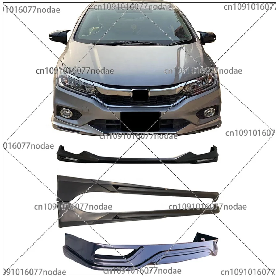 

Car Front Bumper Lip Rear Diffuser Lip Side Skirts forGrace 2018 2019 2020 Car Body Kit for CITY Auto Parts Face Kit