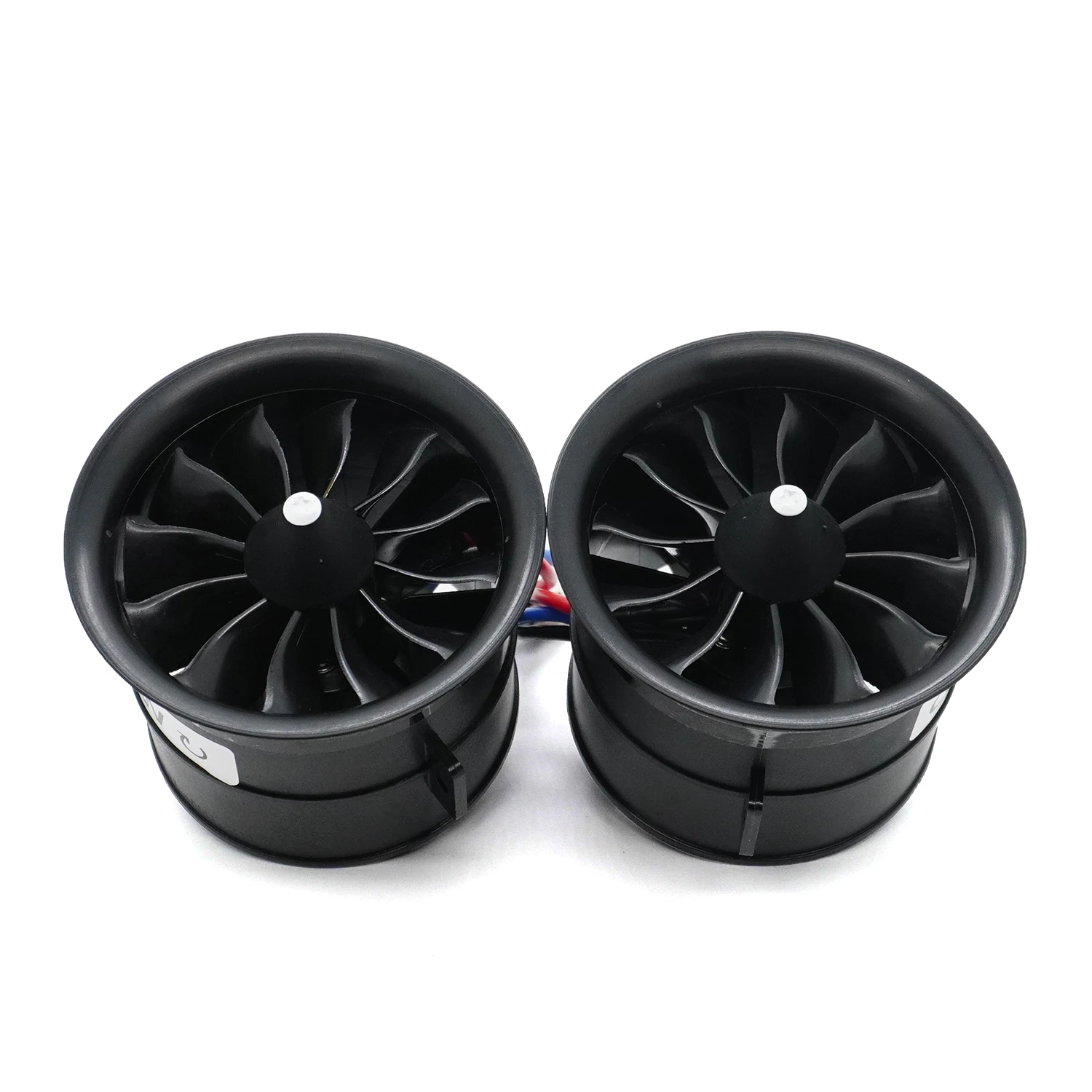 Motore EDF Hobbyocean 70mm 12 pale 4S 2800KV 6S 2100KV con 80A ESC CAcirca 2200G Spinta per parti di aerei EDF modello RC