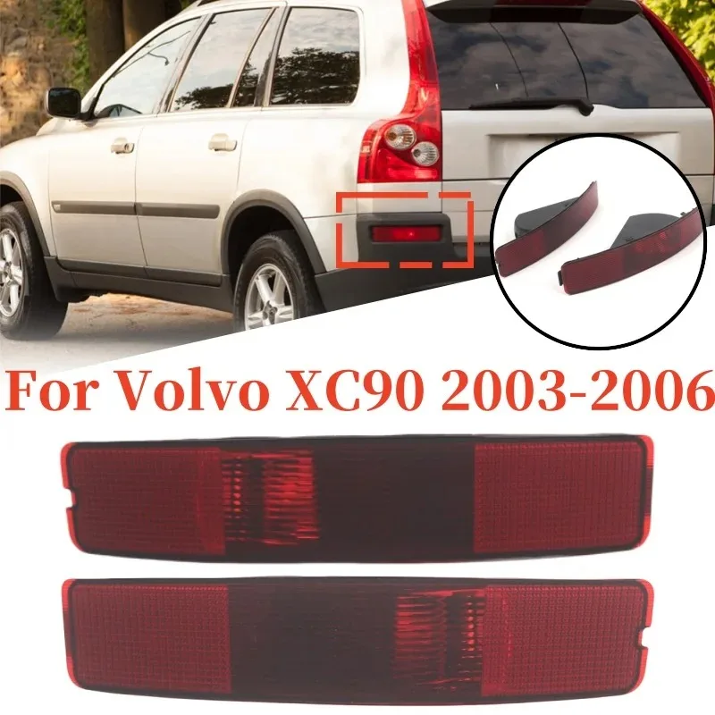 

Red Rear Bumper Tail Central Fog Lamp (OE:8693009 8693008 8693012) Reverse Reflector Brake Lights for Volvo XC90 2003-2006