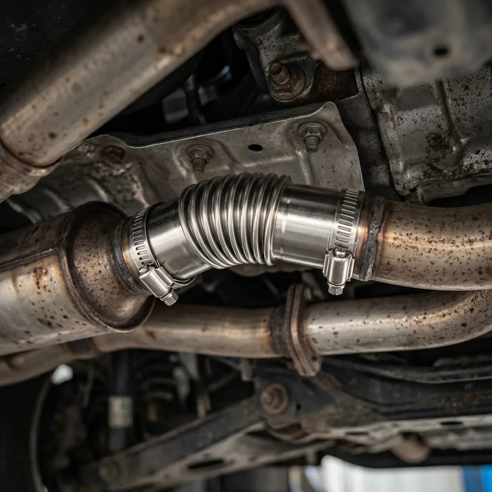 Pipe Connector 25mm Inner Diameter Stainless Steel for exhaust Pipe Angle Connector for Auxiliary Heater with 90 Degree Elbow