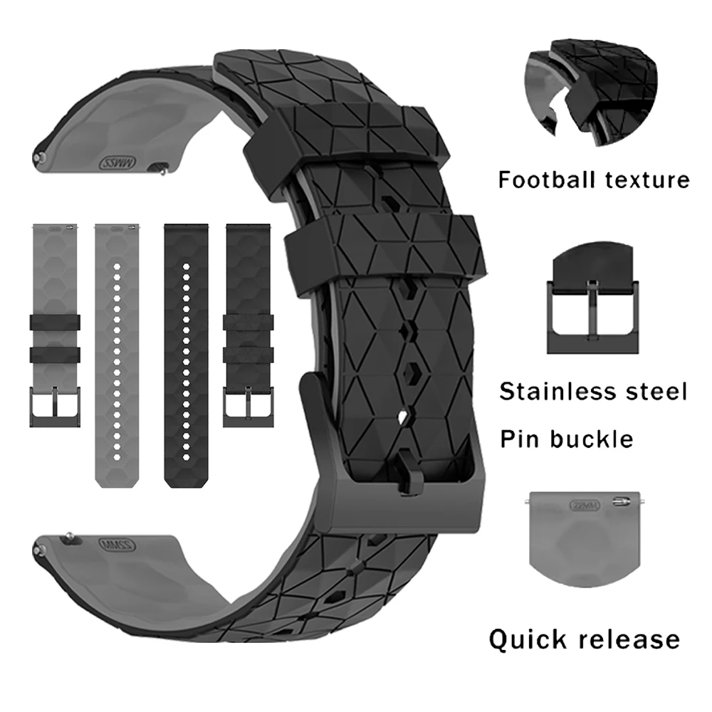 22 مللي متر 20 مللي متر سيليكون لينة حزام ل Garmin Venu sq 2 3 Vivoactive 5 6 4 Forerunner 570 165 265 255 الموسيقى سوار رياضي حزام الساعات