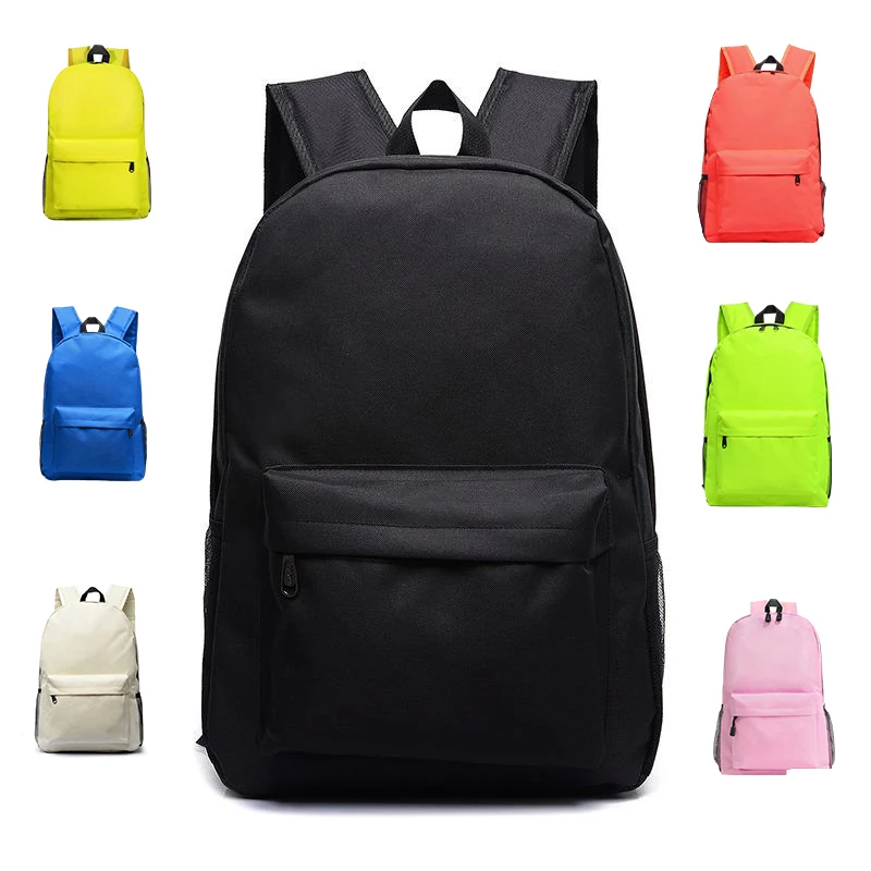 

Candy Backpack Mini Lightweight Casual Unisex Back to School Solid Color Durable Multi-compartment Design Travel School Bags