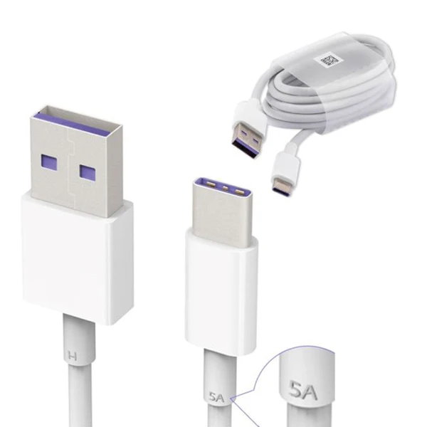 POWERMASTER PM-18299 TYPE-C 5 AMP CHARGER AND DATA CABLE WHITE