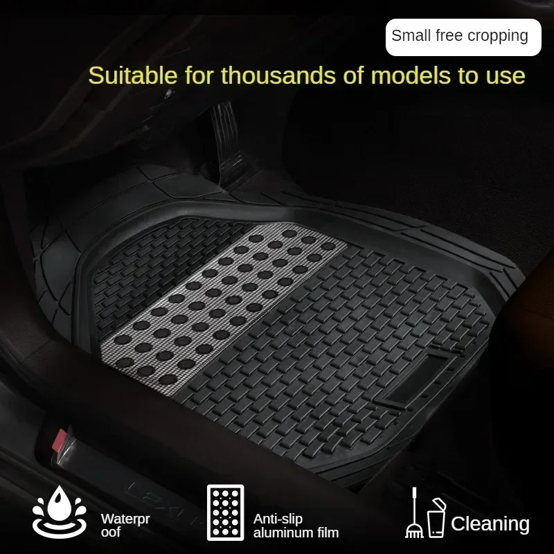 All Season Universal Rubber Auto Floor Mats Car Waterproof Carpet Mats Vehicles Interior Floor Protective mats For Automobiles