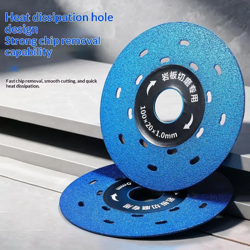 Thin Diamond Cutting Disc 100M No Chipping Dry Saw Blade For Porcelain Ceramic Tile Marble Glass Angle Grinder