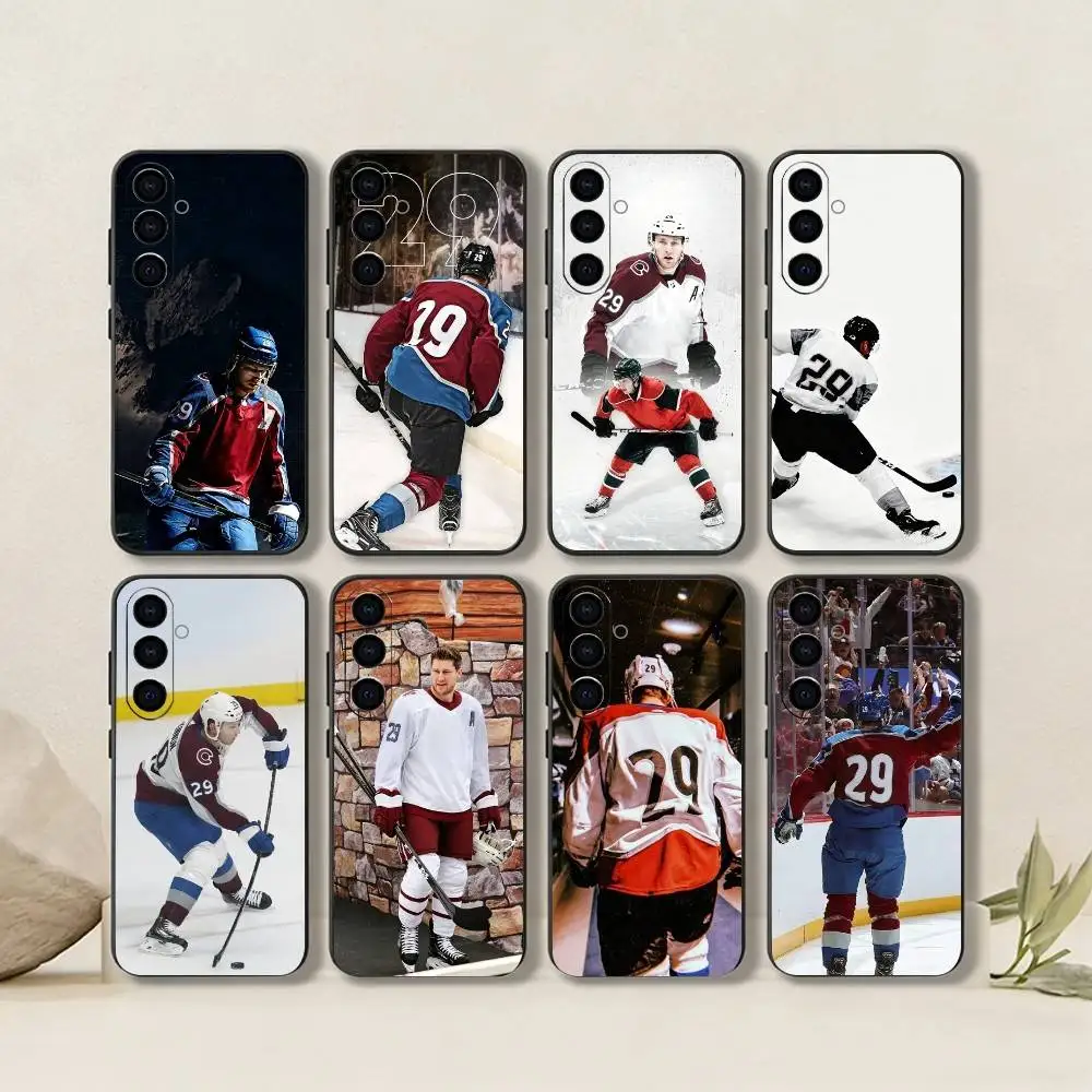Nathan MacKinnon-Ice Hockey-Canada-Centre Forward-SPORT Phone Case For Samsung Galaxy A73,A72,A71,A70,A53,A52,A51,Soft Silicon