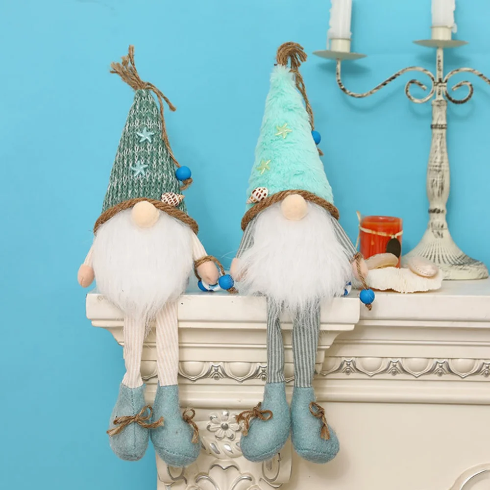 Летняя Морская раковина с длинными ногами, кукла без лица, орнамент, кукла гнома для стариков, для украшения дома, День Святого Валентина, гном, подарки, игрушки