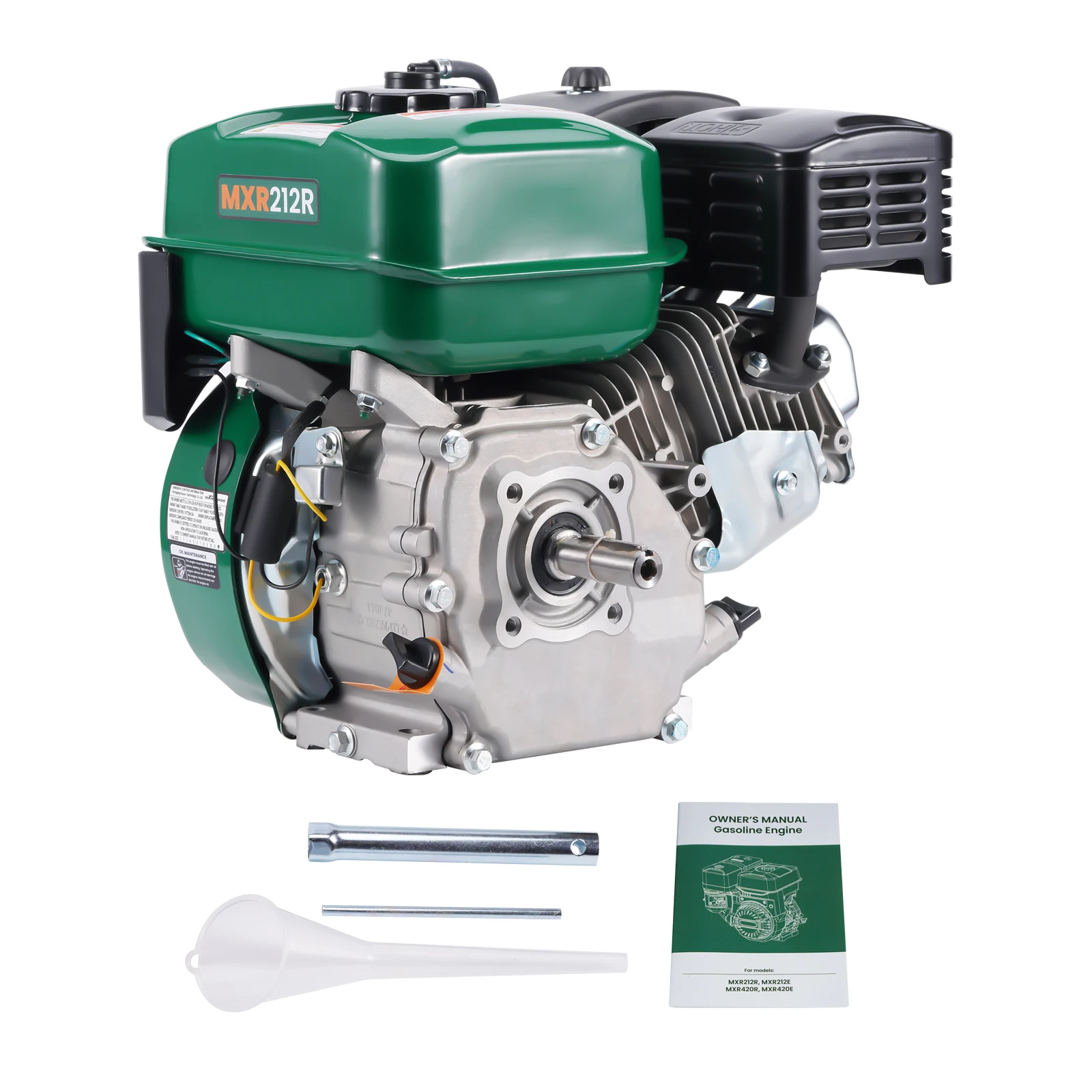 

7HP Gasoline Engine Motor 212cc 4-Stroke Recoil Start Horizontal Water Pump