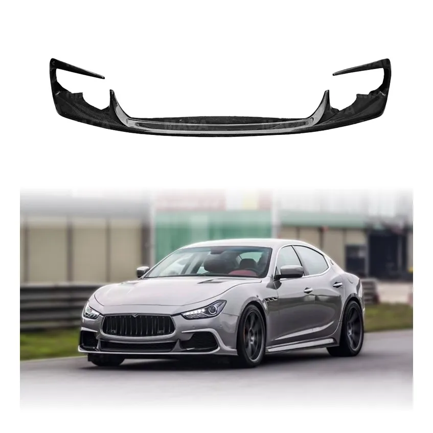 

Premium Carbon Fiber ASPEC Style Front Lip For Maserati Ghibli Aerodynamic Performance 2014-2016