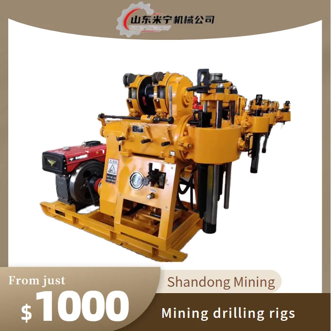 SPT Air-Powered Core Drilling Rig Machine With Engine And Motor For Percussion And Wire Line Drilling On Sale!
