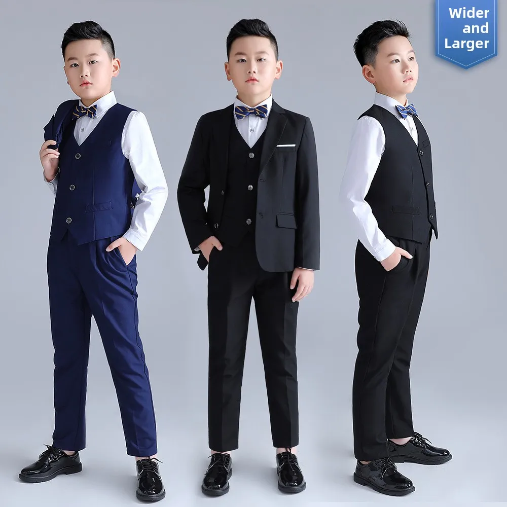 completo-per-bambini-taglie-forti-abito-da-spettacolo-in-stile-britannico-versione-formale-per-ragazzi-tessuto-composito-scollo-a-v
