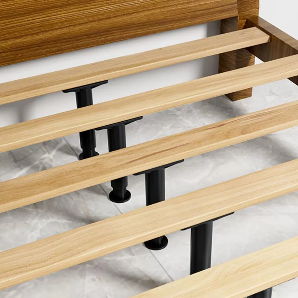 

4 Pcs Bed Foot Bracket Household Table Leg Replacement Support Legs Metal Feet Furniture Extenders Adjustable