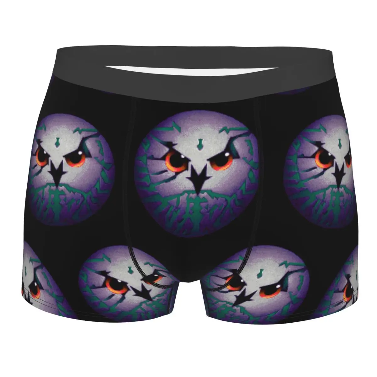 Boxer Underpants Shorts Amiga Psygnosis Owl Panties Men Soft Underwear for Homme Man Boyfriend Gifts