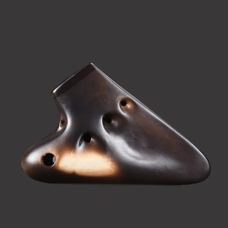 16 Holes Three-tube Ocarina Alto C Key AC Professional Ocarina Ceramics Beginner Ocarinas Sound Healing Orff Musical Instruments
